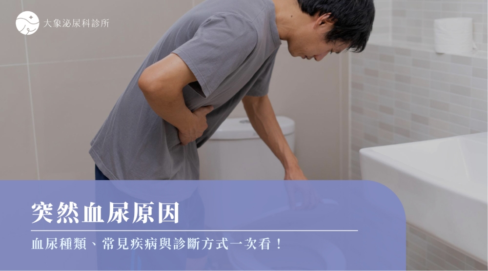 桃園 中壢/泌尿科/大象 - 突然血尿原因｜血尿種類、常見疾病與診斷方式一次看！
